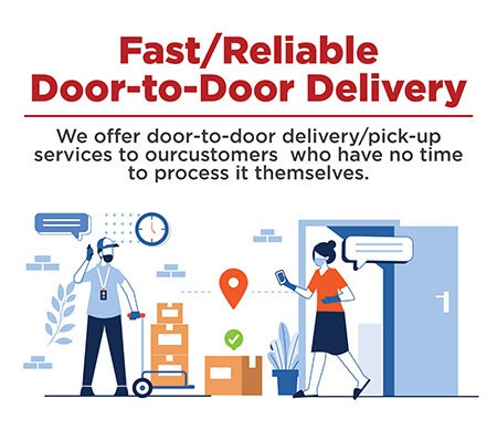 Fast and Reliable Doorto Door delivery